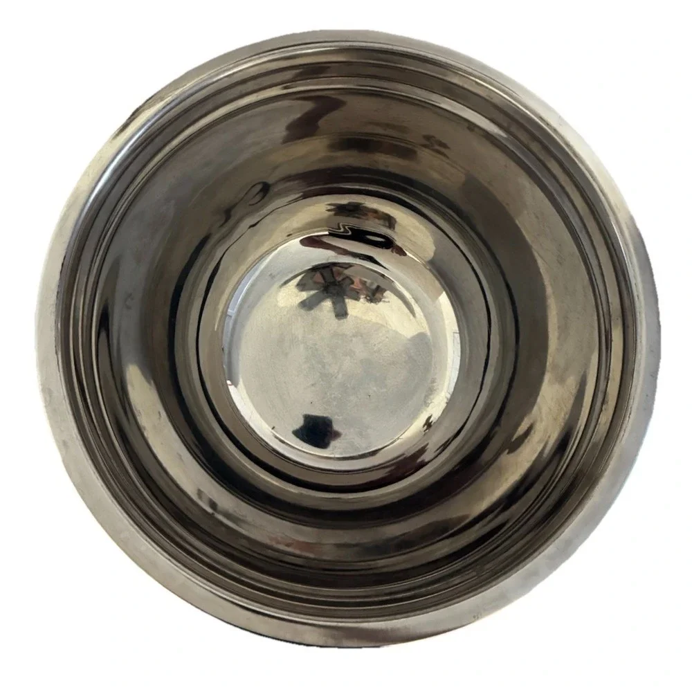 Vintage‎ Mixing Bowl 7 Qt Stainless Steel Heavy Duty 12x6.5